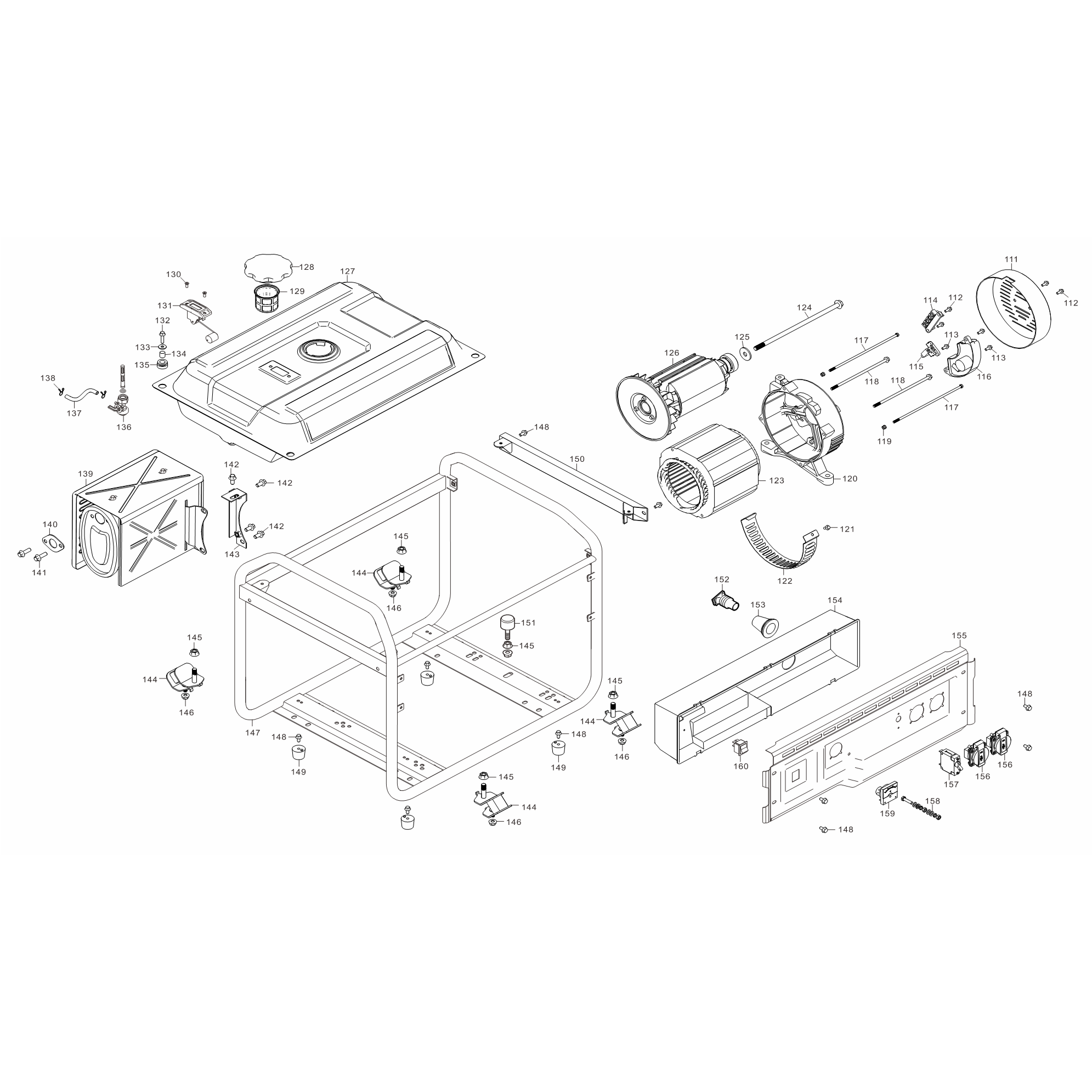 Генератор бензиновый СБ-5500