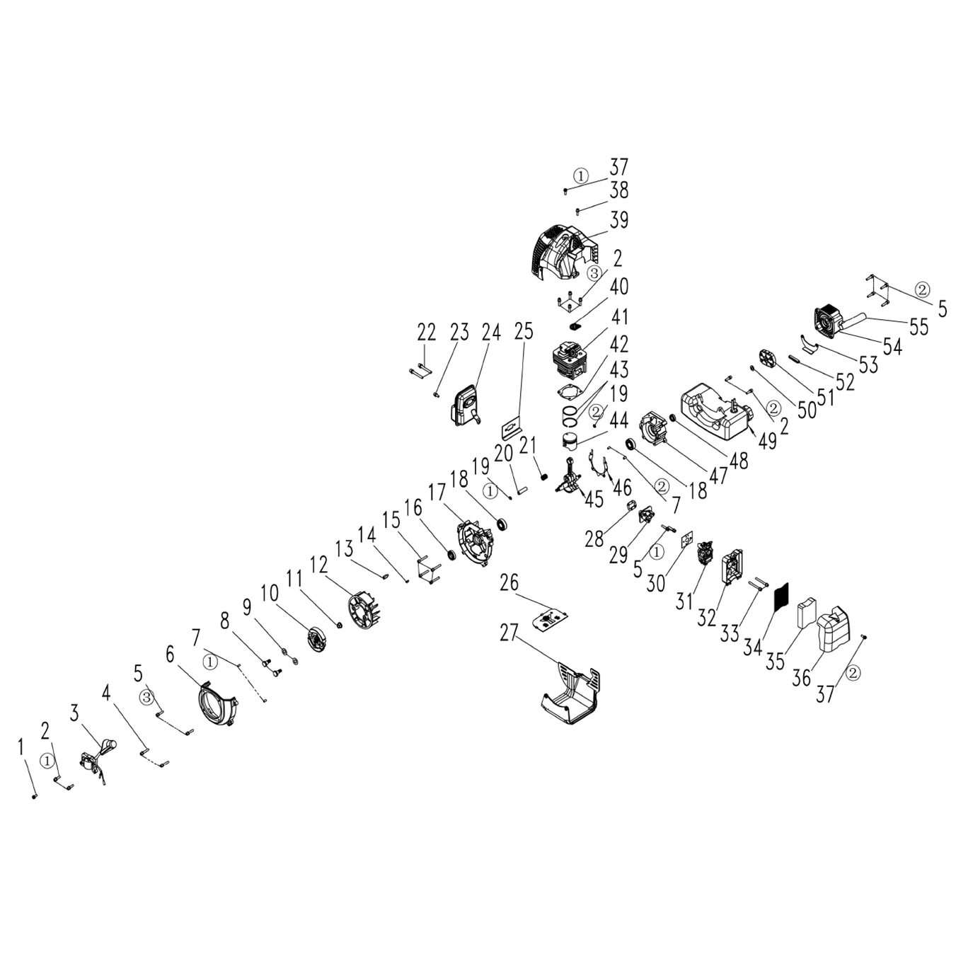 Мотобур (бензобур) МБ2-250