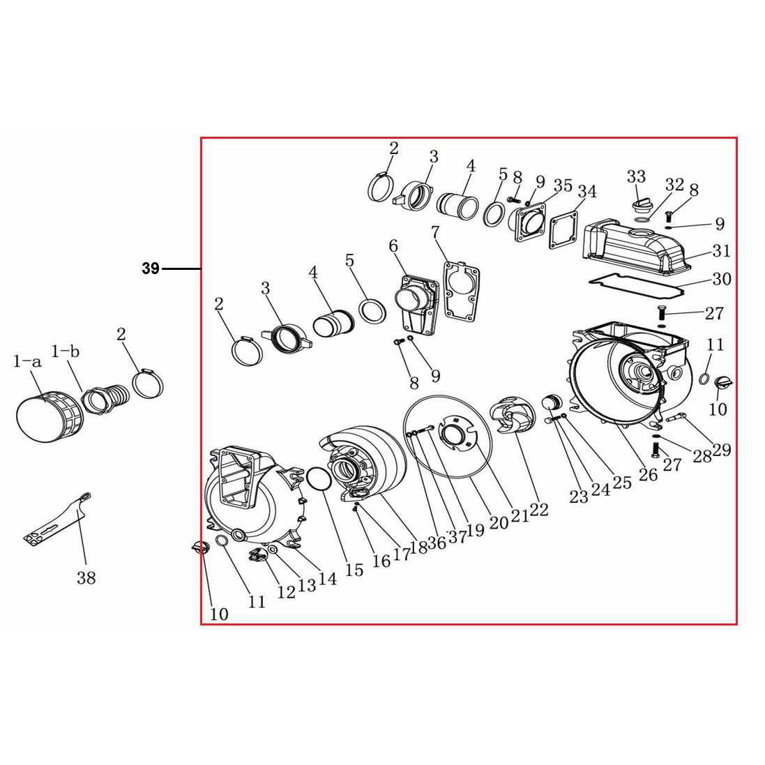 Мотопомпа бензиновая МПГ-1300-80