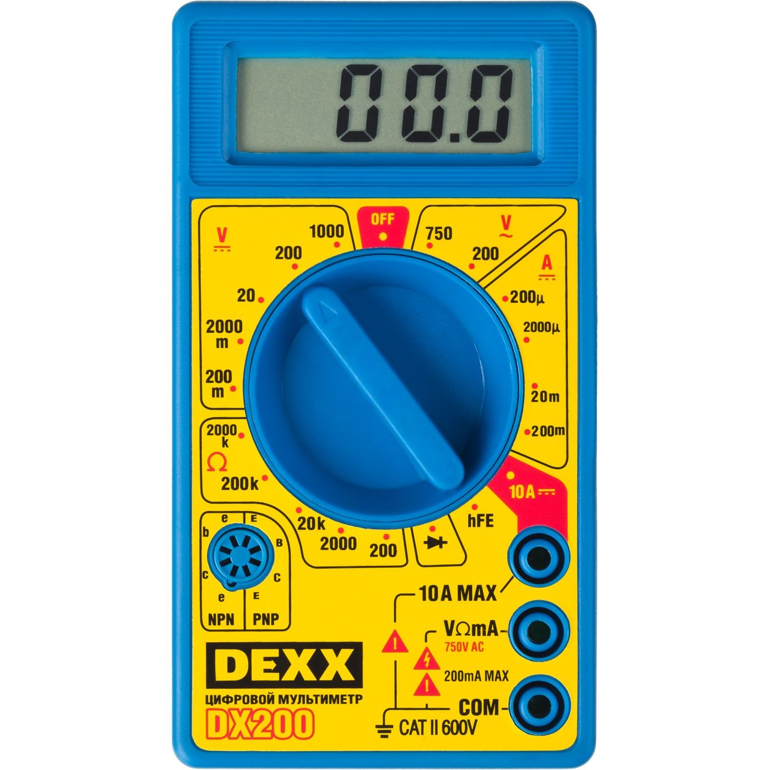 Мультиметр DEXX DX200 цифровой 45300