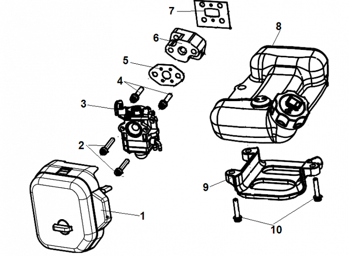 3 КАРБЮРАТОР - ФИЛЬТР ТРИММЕР CHAMPION Т275-2