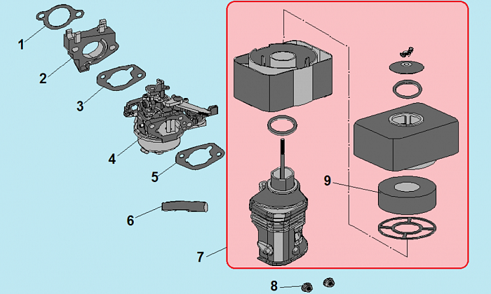 17 КАРБЮРАТОР МОТОБЛОК CHAMPION ВC1193